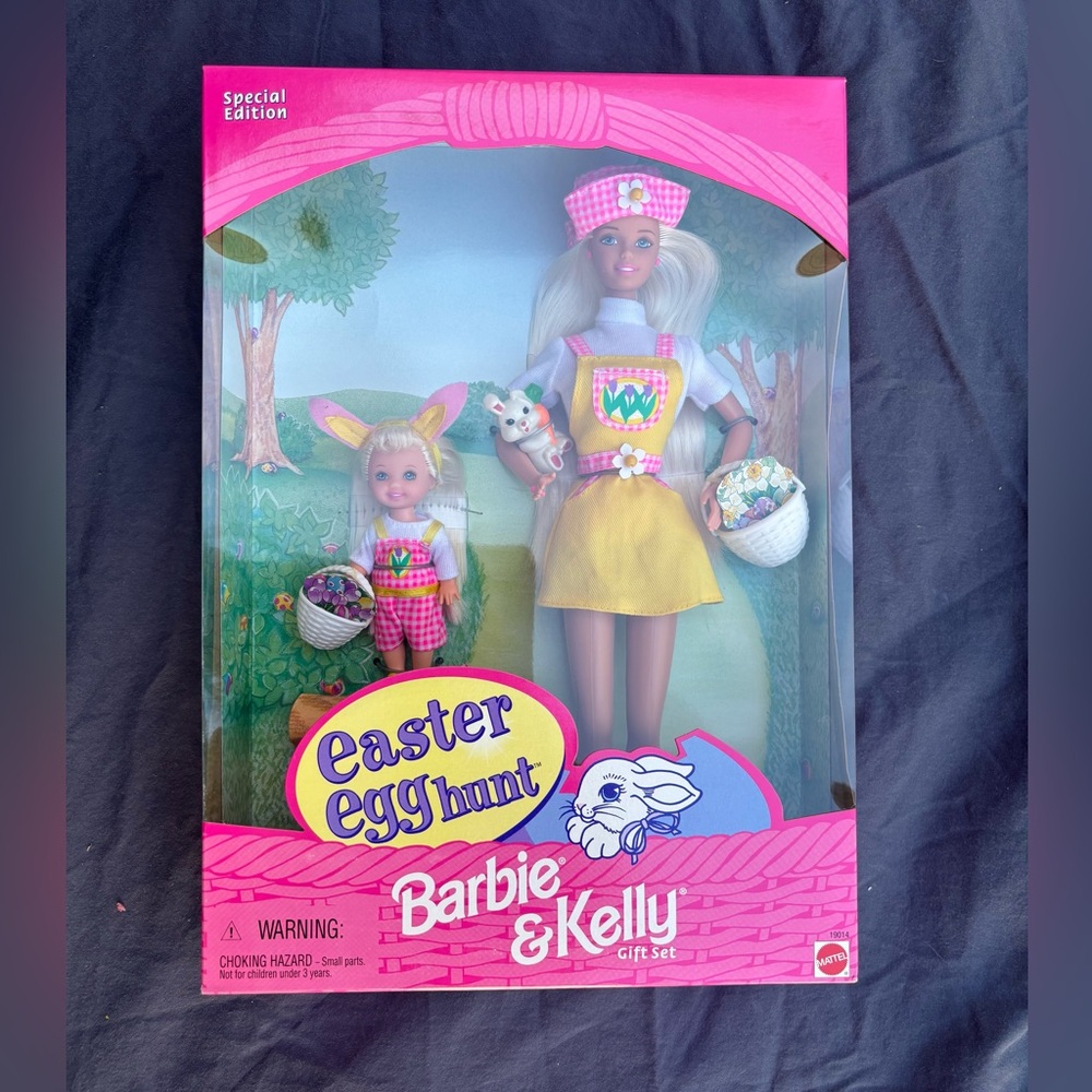 Vintage Mattel Easter Egg Hunt Barbie & Kelly Doll Set 1997 Brand New NRFB